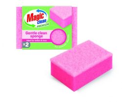Гъба Premium за деликатни повърхности Gentle Clean – 2 броя