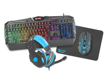 Комплект, Fury Gaming combo set 4in1, Thunderstreak 2.0