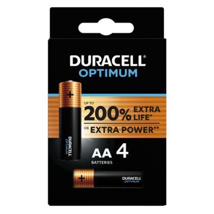 Алкална батерия Duracell Optimum 1.5V