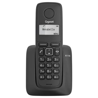 Безжичен DECT телефон Gigaset A116