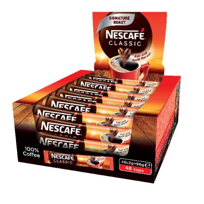 Кафе разтворимо Nescafe Classic на пакетчета 