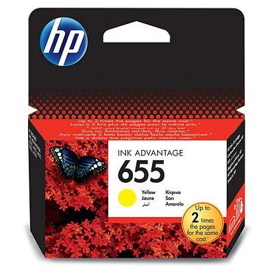 Консуматив, HP 655 Yellow Ink Cartridge