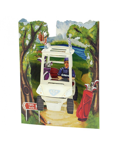 Картичка Golf Buggy, Swing Cards