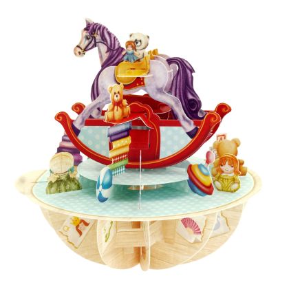 Картичка Rocking Horse, Pirouettes