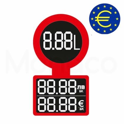 Етикети за бутилки ЛВ/ЕВРО ЧЕРВЕН