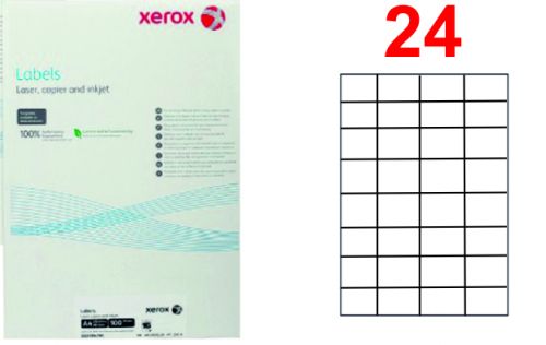 Етикети Xerox А4, 100 листа