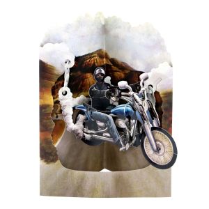 Картичка Motorbike, Swing Cards