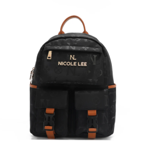 Раница Nicole Lee, 27x35x14.5 cm, черна
