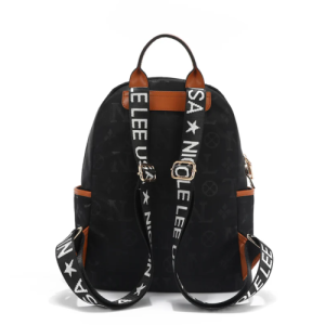 Раница Nicole Lee, 27x35x14.5 cm, черна