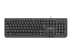 Клавиатура, Natec Keyboard Trout US Layout Slim, Black