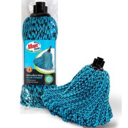 Микрофибърна бърсалка за под Magic Clean - Premium, Blue Power