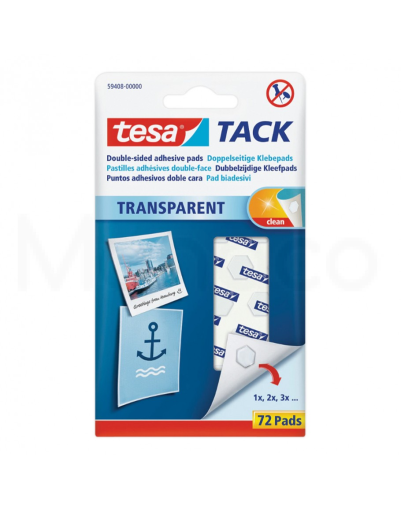 Лепяща Гума, 72 броя, прозрачна