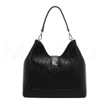 Чанта Nicole Lee, 22.9x12.7x20.3 cm, черна